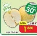 Promo Harga Pear Century per 100 gr - Superindo