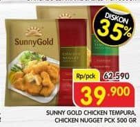 Promo Harga Sunny Gold Chicken Tempura/Nugget  - Superindo