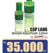 Promo Harga CAP LANG Minyak Kayu Putih 120 ml - Hari Hari