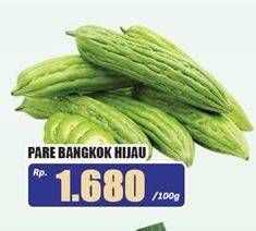 Promo Harga Pare Bangkok Hijau per 100 gr - Hari Hari