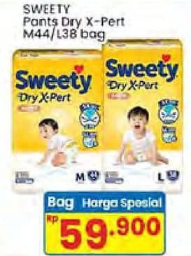 Promo Harga Sweety Bronze Pants Dry X-Pert M44, L38 38 pcs - Indomaret