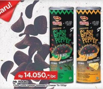 Promo Harga Mister Potato Ghost Pepper Seaweed, Cheese 100 gr - TIP TOP