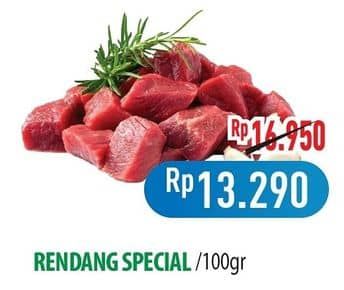 Promo Harga Daging Rendang Sapi Special per 100 gr - Hypermart