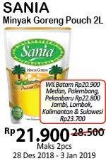 Promo Harga SANIA Minyak Goreng 2 ltr - Alfamart