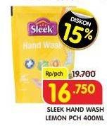 Promo Harga SLEEK Hand Wash Antibacterial Lemon 400 ml - Superindo
