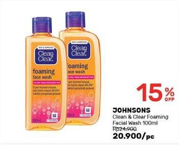 Promo Harga CLEAN & CLEAR Facial Wash 100 ml - Guardian