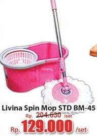 Promo Harga LION STAR Livina Spin Mop BM-45  - Hari Hari