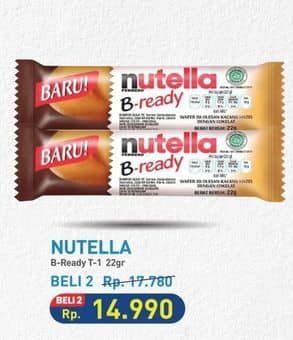 Promo Harga Nutella B-ready 22 gr - Hypermart