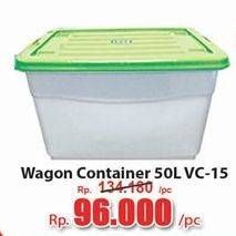 Promo Harga Lion Star Wagon Container VC-15 50000 ml - Hari Hari