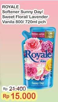 Promo Harga So Klin Royale Parfum Collection Sunny Day, Sweet Floral, Lavender Vanilla 720 ml - Indomaret