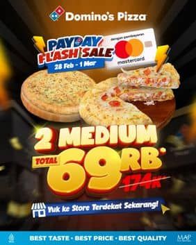 Promo Harga Payday Flash Sale  - Domino Pizza
