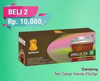 Promo Harga Dandang Teh Celup Vanilla Tea per 25 pcs 2 gr - TIP TOP