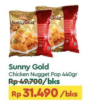 Promo Harga Sunny Gold Chicken Nugget Pop 440 gr - TIP TOP