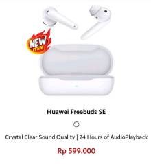 Promo Harga Huawei FreeBuds SE Putih  - Erafone