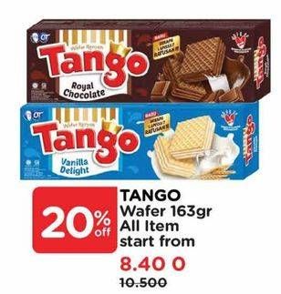 Promo Harga Tango Wafer All Variants 163 gr - Watsons