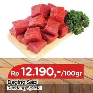 Promo Harga Daging Rendang Sapi Special per 100 gr - TIP TOP