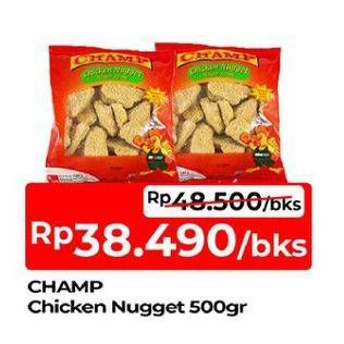 Promo Harga Champ Nugget Chicken Nugget 500 gr - TIP TOP