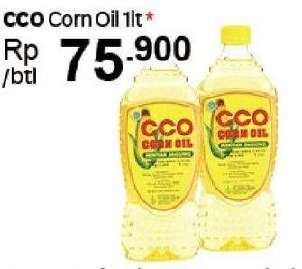 Promo Harga CCO Corn Oil 1 ltr - Carrefour