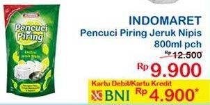 Promo Harga INDOMARET Pencuci Piring Jeruk Nipis 800 ml - Indomaret