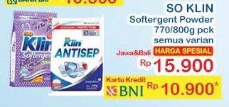 SO KLIN Softergent/ Antisep 770gr/700gr