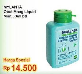 Promo Harga MYLANTA Obat Maag Liquid Mint 50 ml - Indomaret