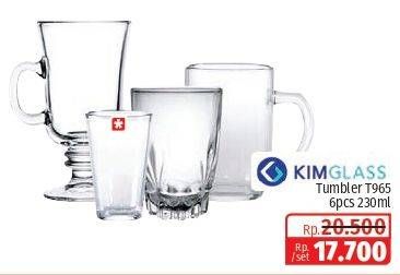Promo Harga Kim Glass Tumbler T965 per 6 pcs 230 ml - Lotte Grosir