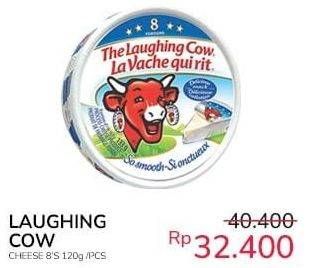 Promo Harga THE LAUGHING COW Cheese Plain 8 pcs - Indomaret