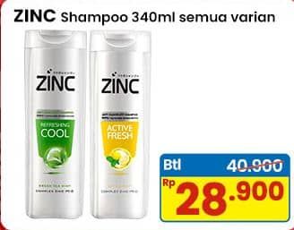 Promo Harga Zinc Shampoo All Variants 340 ml - Indomaret