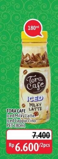 Promo Harga Torabika Toracafe Iced Drink Milky Latte, Cappuccino per 2 botol 180 ml - Alfamidi