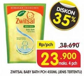 Promo Harga ZWITSAL Natural Baby Bath Jenis Tertentu 450 ml - Superindo