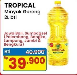 Promo Harga Tropical Minyak Goreng 2000 ml - Indomaret
