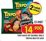 Promo Harga Taro Net Seaweed, Potato BBQ, Mix Teriyaki Barbeque 65 gr - Superindo