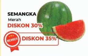 Promo Harga Semangka Merah per 100 gr - Yogya