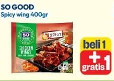 Promo Harga So Good Spicy Wing 400 gr - Hypermart