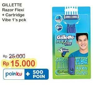 Promo Harga Gillette Flexi Vibe 1 pcs - Indomaret