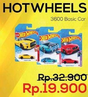 Promo Harga HOT WHEELS Basic Car 3600  - Yogya