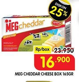 Promo Harga MEG Cheddar Cheese 170 gr - Superindo