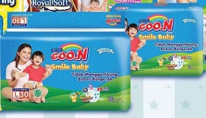 Promo Harga Goon Smile Baby Pants L30 30 pcs - Alfamart