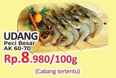 Promo Harga Udang Peci AK 60-70 per 100 gr - Yogya