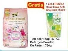 Promo Harga TOTAL Detergent Powder de Perfumee 750 gr - Indomaret
