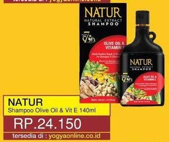 Promo Harga NATUR Shampoo Olive Oil 140 ml - Yogya
