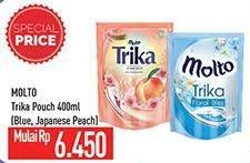 Promo Harga MOLTO Trika Floral Bliss, Japanese Peach 400 ml - Hypermart