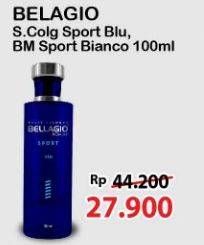 Promo Harga Bellagio Sport Spray Cologne Bianco, Blu 100 ml - Alfamart