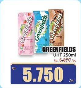 Promo Harga Greenfields UHT 250 ml - Hari Hari