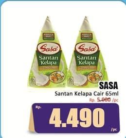 Promo Harga Sasa Santan Cair 65 ml - Hari Hari
