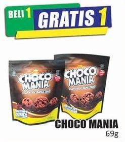 Promo Harga CHOCO MANIA Choco Chip Cookies 69 gr - Hari Hari