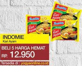 Promo Harga INDOMIE Mi Kuah Kari Ayam 72 gr - Yogya