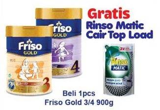 Promo Harga FRISO Gold 3/4 Susu Pertumbuhan 900 gr - Yogya