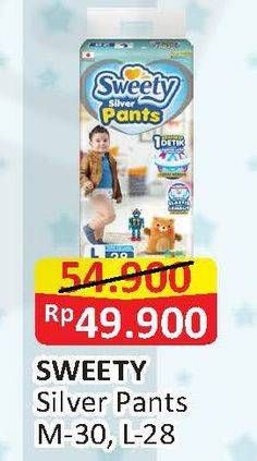 Promo Harga Sweety Silver Pants M30, L28  - Alfamart