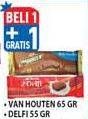 Promo Harga Van Houten, Delfi Coklat  - Hypermart